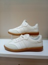 White with Brown Soles Sneakers